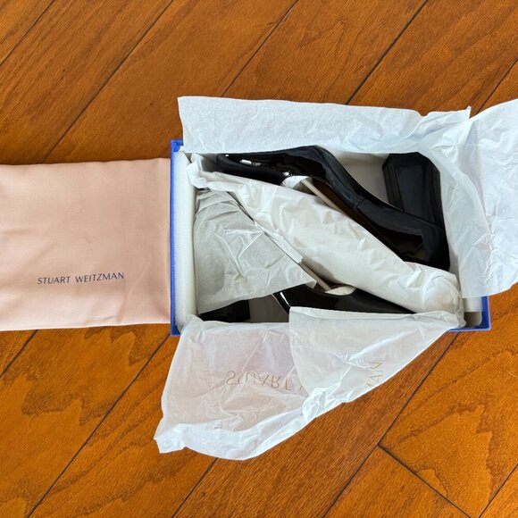 Stuart Weitzman Womens Curveblock 85 Pumps Shoes - Picture 6 of 11